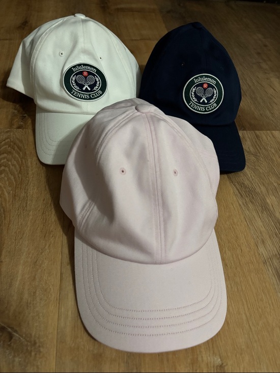 lululemon athletica Accessories - lululemon athletica Pink, White & Navy Tennis Club Baseball Caps